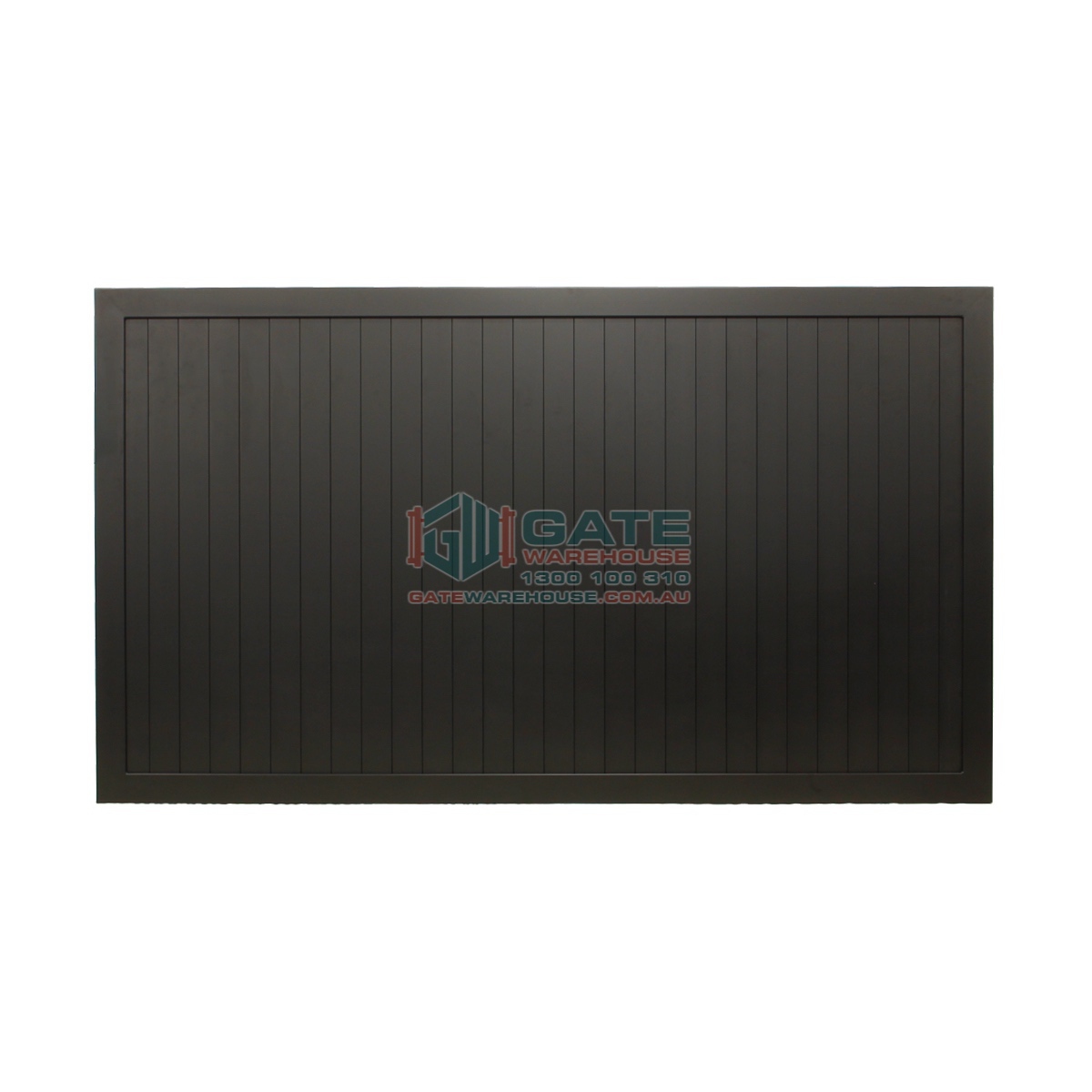 VWFF - Flat Top (Full Privacy) Aluminium Driveway Single Gate / Double Gates / Pedestrian Gate - Gate Warehouse